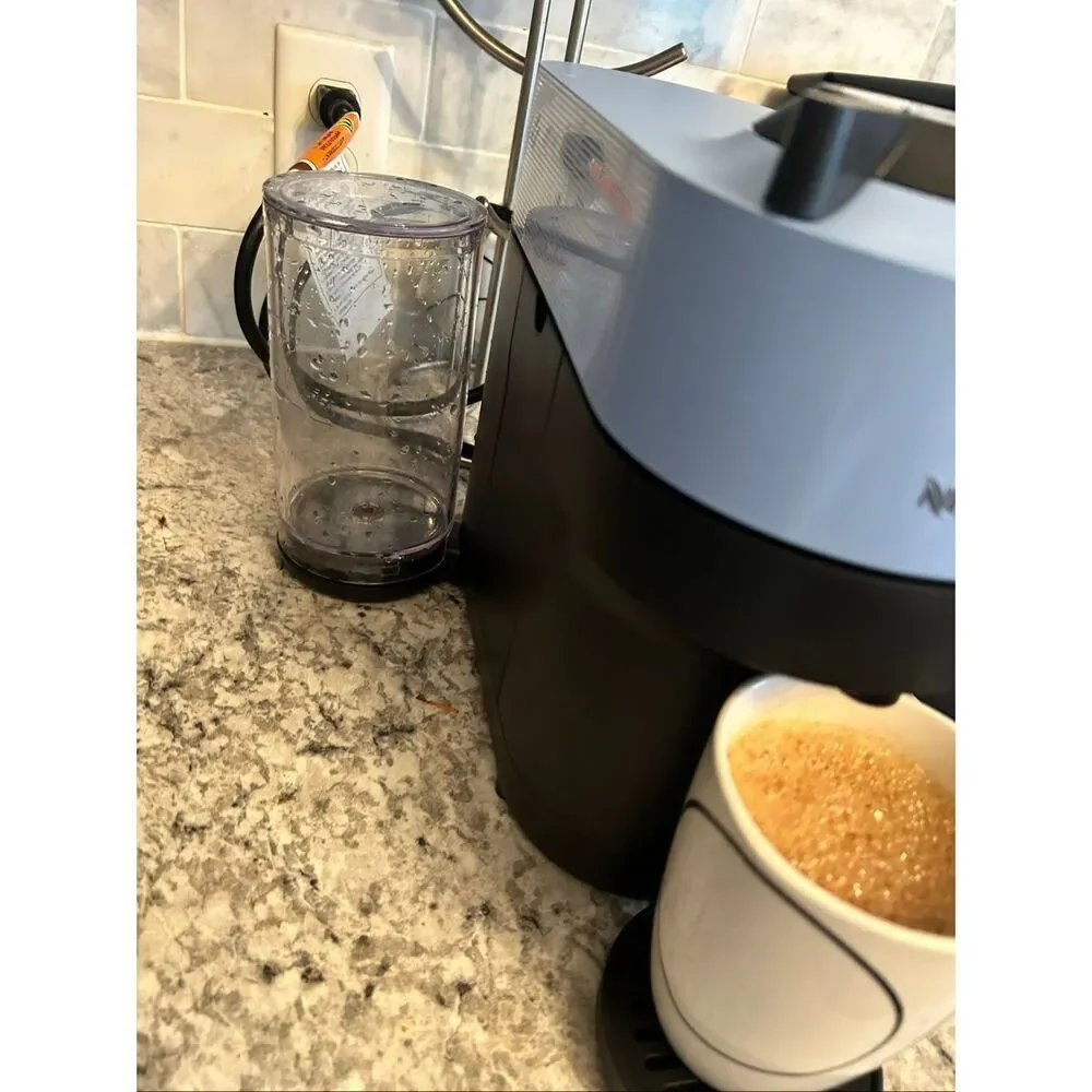 Nespresso Vertuo Pop+ Coffee and Espresso Machine by De'Longhi, Pacific Blue